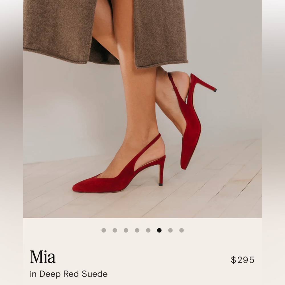 Inez Mia Heels Red 7.5 W